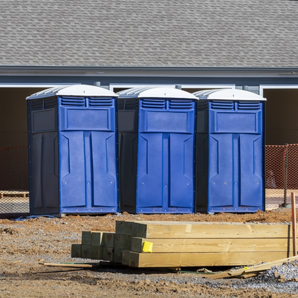 how do you ensure the portable restrooms are secure and safe from vandalism during an event in Cumberland Valley